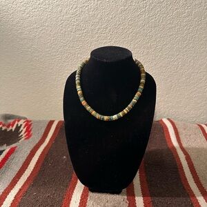 Hand Crafted “One of a kind” Vibrant Spiny Oyster & Turquoise Beaded Necklace